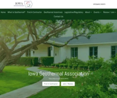 Iowageothermal.org(Iowa Geothermal Association) Screenshot