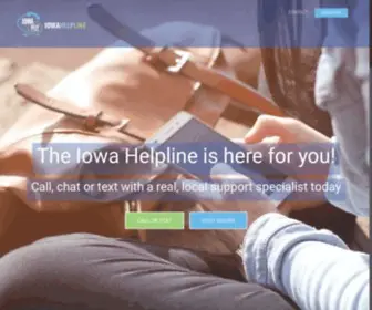 Iowahelpline.org(Iowahelpline) Screenshot