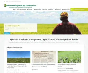 IowalandmGMT.com(Iowa Land Management & Real EstateIowa Land Management & Real Estate) Screenshot