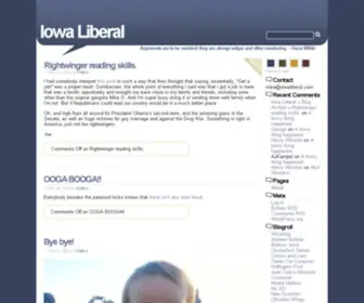 Iowaliberal.com(Forsale Lander) Screenshot