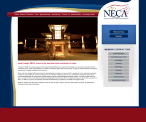 Iowaneca.org(Iowa Neca) Screenshot