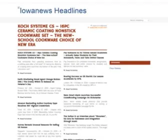 Iowanewsheadlines.com(Iowanews Headlines) Screenshot