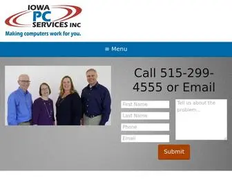 Iowapcservices.com(Making computers work for you) Screenshot