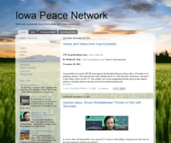 Iowapeacenetwork.org(Iowa Peace Network) Screenshot