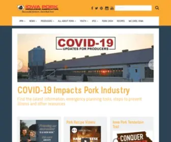 Iowapork.org(The Iowa Pork Producers Association) Screenshot