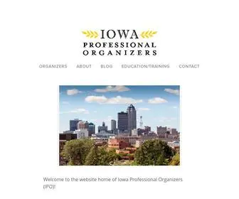 Iowaprofessionalorganizers.com(Iowa Professional Organizers) Screenshot