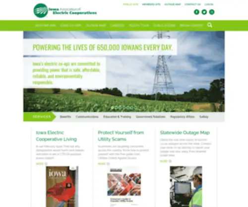 Iowarec.org(Iowa Association of Electric Cooperatives) Screenshot