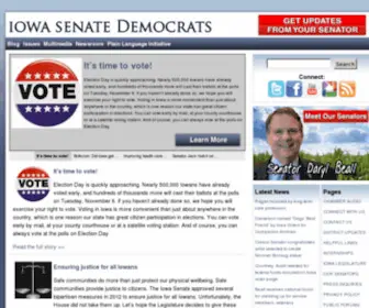 Iowasenatedemocrats.org(Iowasenatedemocrats) Screenshot