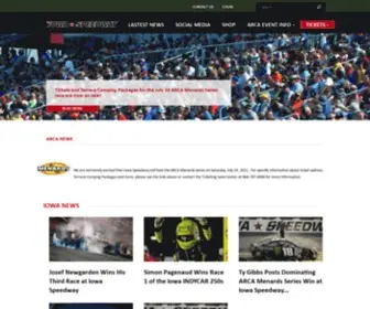 Iowaspeedway.com(Iowa Speedway) Screenshot