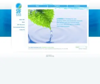 Iowasrf.com(The State Revolving Fund: Investing in Iowa's Water. The State Revolving Fund (SRF)) Screenshot