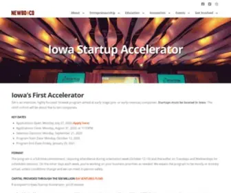 Iowastartupaccelerator.com(Iowa Startup Accelerator) Screenshot