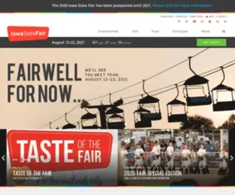 Iowastatefair.org(The iowa state fair) Screenshot