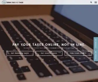 Iowataxandtags.org(Iowa Tax And Tags) Screenshot