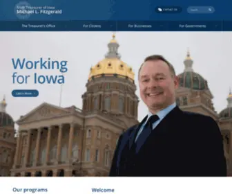 Iowatreasurer.gov(State Treasurer of Iowa) Screenshot