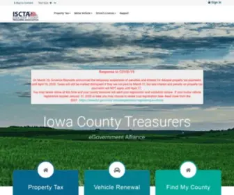 Iowatreasurers.org(Iowa Treasurers Site) Screenshot
