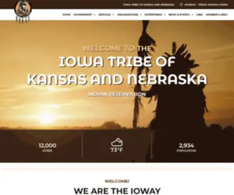 Iowatribeofkansasandnebraska.com(IOWA Tribe) Screenshot