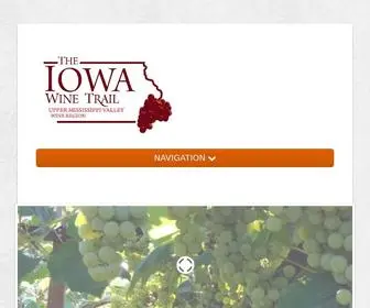 Iowawinetrail.com(The Iowa Wine Trail) Screenshot