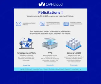 IP-51-68-205.eu(OVHcloud accompagne votre évolution grâce au meilleur des infrastructures web) Screenshot