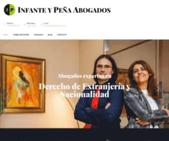 IP-Abogados.com(Abogados expertos en Derecho de Extranjería y Nacionalidad Española) Screenshot