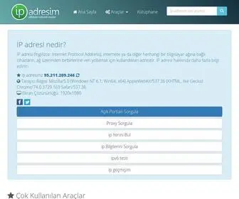 IP-Adresim.net(Ip adresim) Screenshot