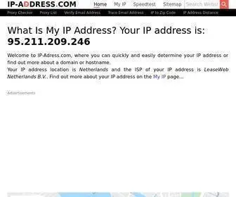 IP-Adress.com(Free IP Lookup) Screenshot
