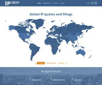 IP-Coster.com(Cost of filing patent) Screenshot