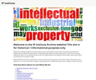 IP-Institute.org.uk(IP Institute) Screenshot