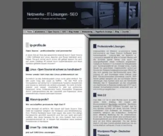 IP-Profis.de(Hosting & Netzwerktechnik) Screenshot