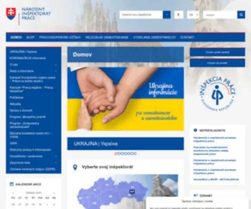 IP.gov.sk(Národný inšpektorát práce) Screenshot