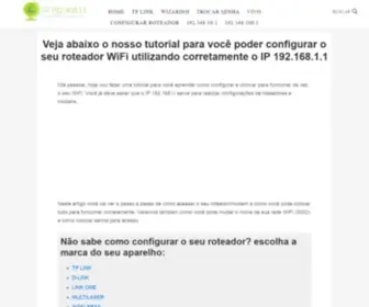 IP19216811.com.br(192.168.1.1 veja como configurar seu WiFi) Screenshot