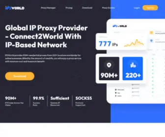 IP2World.com(Top-notch residential proxy service) Screenshot