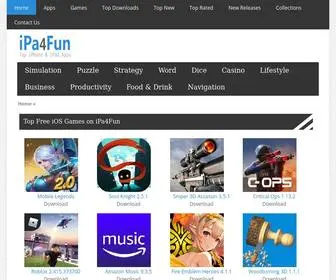 Ipa4Fun.com(Discover Best iOS Apps and Games) Screenshot