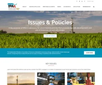 Ipaa.org(The Independent Petroleum Association of America) Screenshot