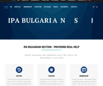Ipabg.com(IPA BULGARIAN SECTION) Screenshot