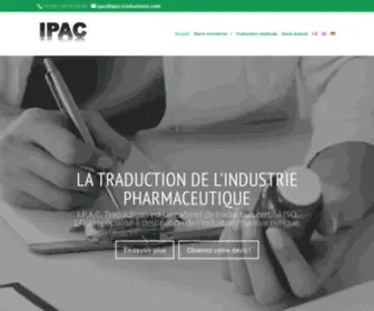 Ipac-Traductions.com(Traduction pour l'industrie m) Screenshot