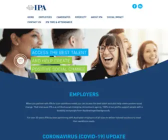 Ipa.com.au(IPA Personnel Services) Screenshot