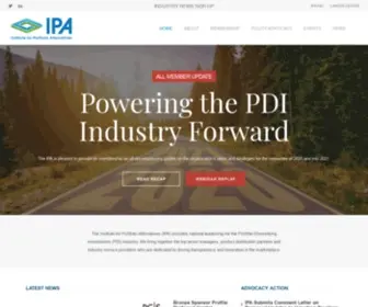 Ipa.com(Institute for Portfolio Alternatives) Screenshot