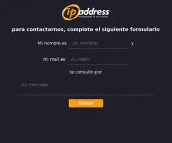 Ipaddress.com.ar(Integradores de Soluciones) Screenshot