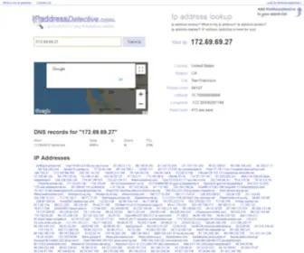 Ipaddressdetective.com(Ip address lookup) Screenshot