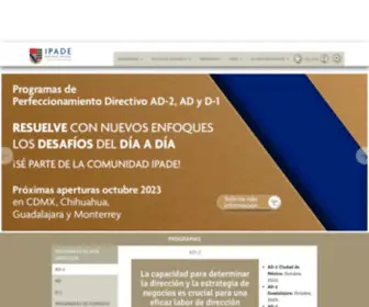 Ipade.mx(IPADE Business School) Screenshot