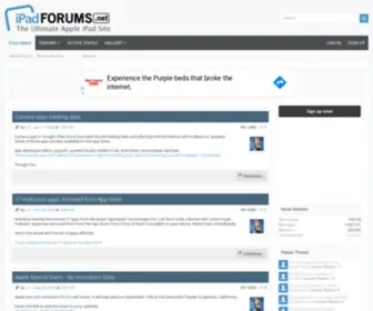 Ipadforums.net(Apple iPad Forum) Screenshot