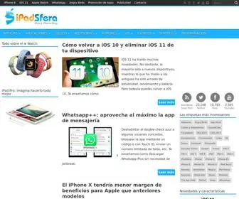 Ipadsfera.com(Todo sobre el iPad y iPhone de Apple en Español) Screenshot
