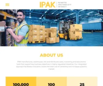 Ipak.com(Value Added 3PL Service Company in Pennsauken NJ) Screenshot