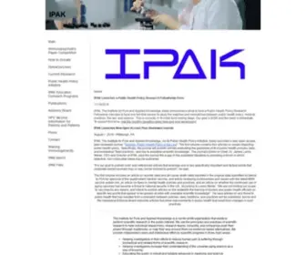 Ipaknowledge.org(ipaknowledge) Screenshot