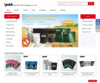 Ipakpackaging.com(China Child Resistant Bag) Screenshot