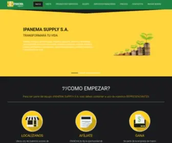 Ipanema.com.ec(IPANEMA Supply S.A) Screenshot