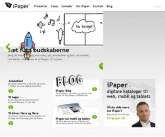 Ipapercms.dk(IPaper A/S) Screenshot