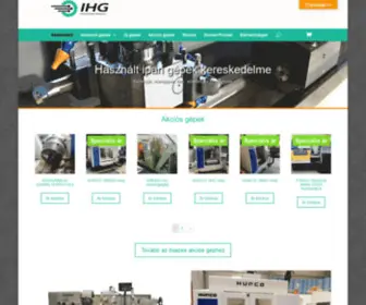 Iparihasznaltgepek.hu(Ipari Használt gépek) Screenshot