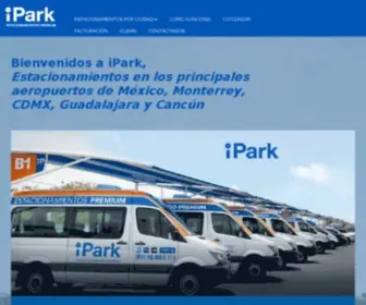 Ipark.mx(Estacionamientos Aeroportuarios en México) Screenshot