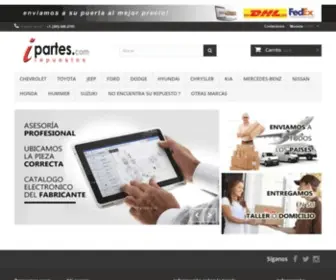 Ipartes.com(Repuestos TOYOTA CHEVROLET FORD JEEP DODGE HONDA MERCEDES) Screenshot